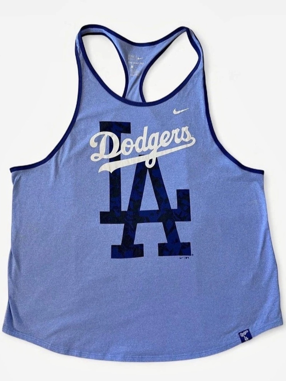 Nike Los Angeles Dodgers MLB Nike Tank Top Tank Top Blue & White XL